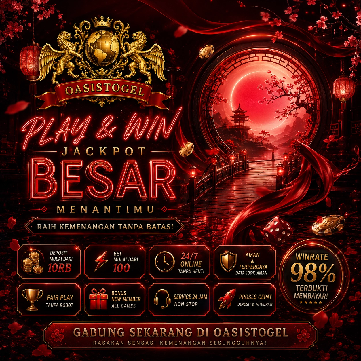 OASISTOGEL: Link Slot Gacor Hari Ini Andalan Situs Slot88 Resmi Gampang Menang